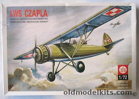 ZTS 1/72 LWS Czapla RWD-14b (Heron) plastic model kit